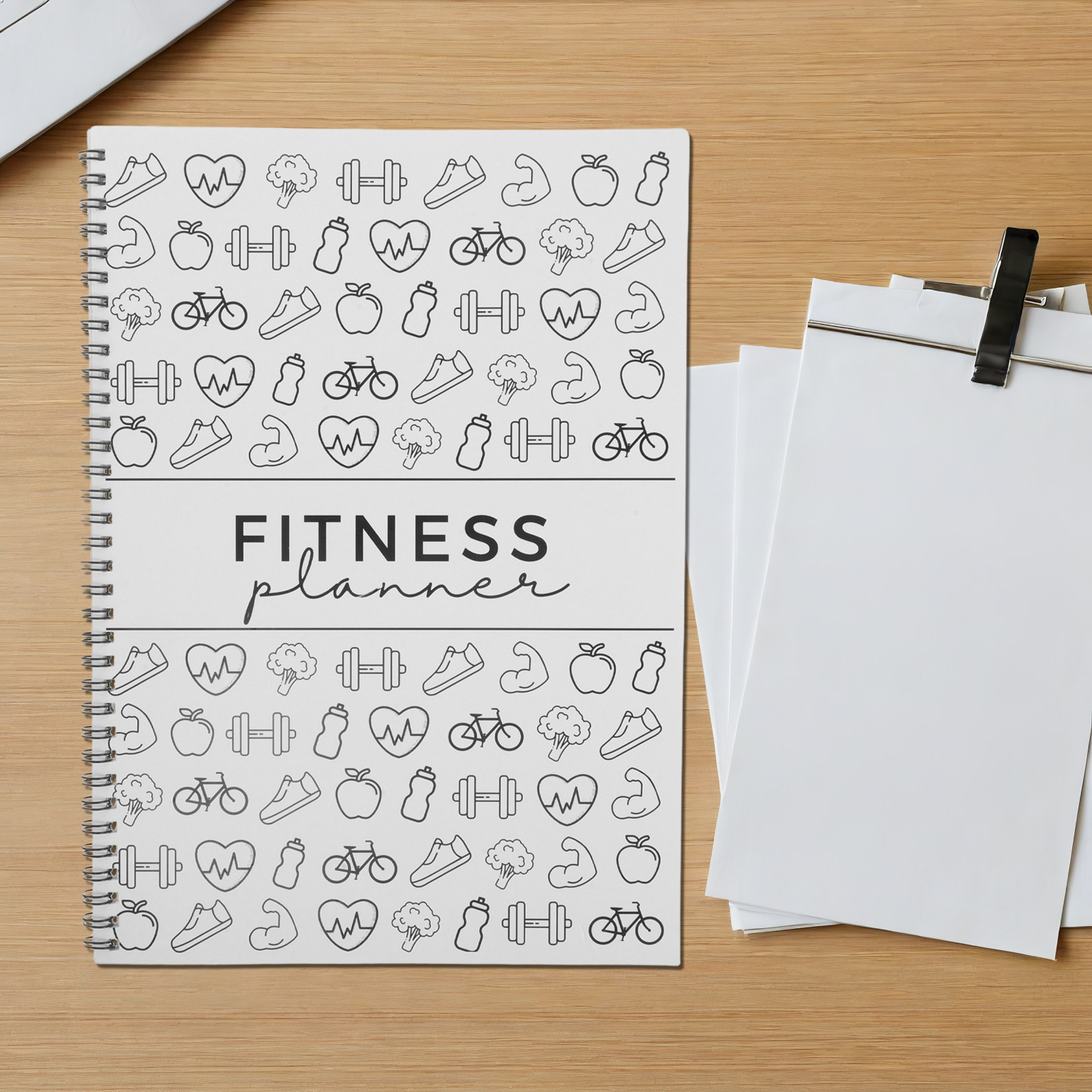 Premium Fitness Planning Noteb - Fitness With Nutrition ulasan dan harga