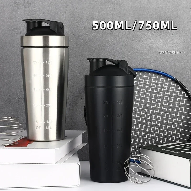 Stainless Steel Protein Shaker - Fitness With Nutrition ulasan dan harga