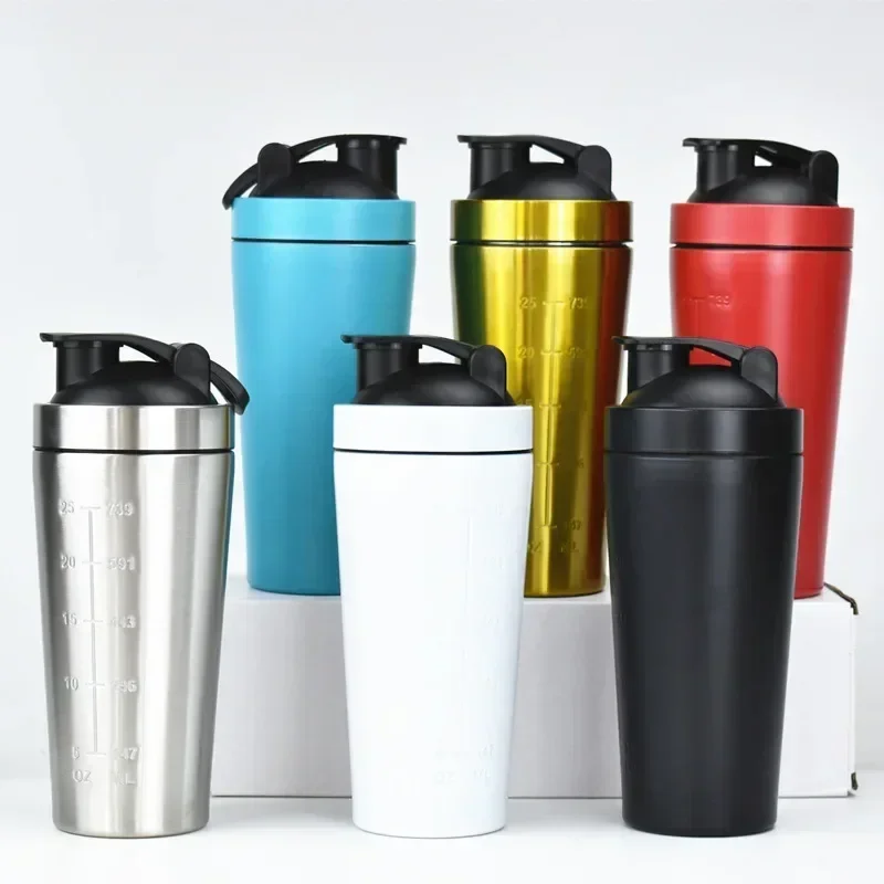 Stainless Steel Protein Shaker - Fitness With Nutrition ulasan dan harga