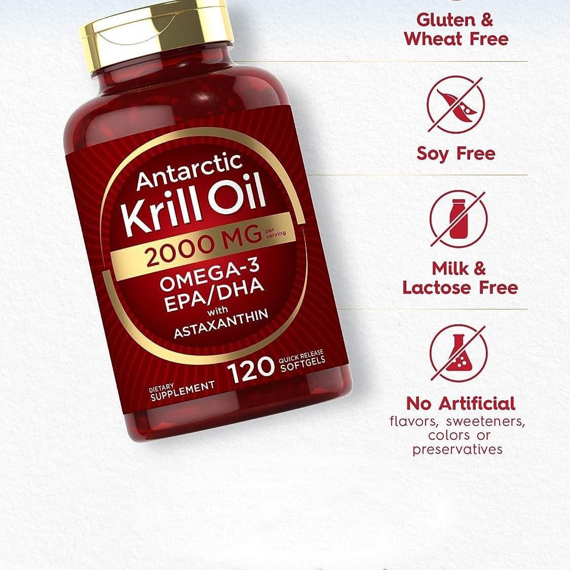 Krill oil soft capsules supple - Fitness With Nutrition ulasan dan harga